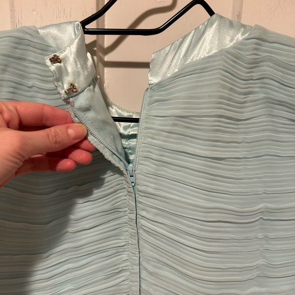 Talbots chiffon and satin blouse - Picture 3 of 10